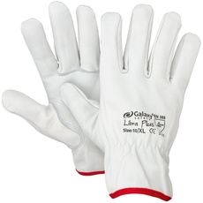 Galaxy Safety 219 11 der-Handschuhe Leder Weiß 11/XXL