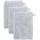Superwuschel Waschhandschuh 15 x 20 cm silber 3 St.