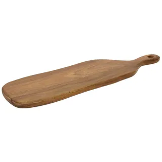 HOME DECO FACTORY Servierbrett aus Holz, 64 x 19 cm, Präsentationsplatte | Servierbrett aus Holz, 64 x 19 cm, zum Anrichten von Speisen, Vorspeisen und Hauptgerichten, Geschirr, Holz
