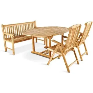 sam möbel gmbh Gartentisch Ausziehbar (120-170)xcm Beige