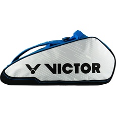 Bild von Schlägertasche Doublethermobag Badminton Tennis Squash Tasche, Blau/Weiß