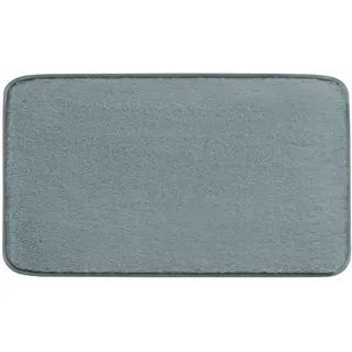 Gedy Fuzzy Badteppich, 80 x 50 cm, Blau