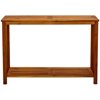 vidaXL Garten Konsolentisch 110x40x75 cm Braun/Mehrfarbig