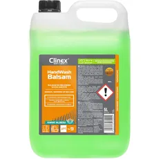 Clinex Spülbalsam Geschirrspülmittel Spülmittel Handspülmittel/ 5 liter/hautpflegende Eigenschaften/Enthält Aloe-Extrakt und Glycerin/zuverlässige Reinigung, für strahlend sauberes Geschirr