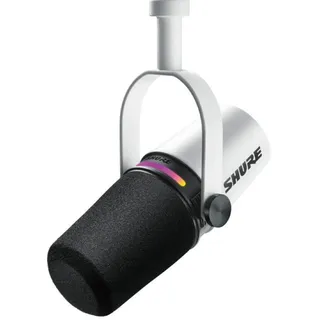 Shure MV7+ Weiß