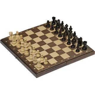 GoKi 56920 - Magnetisches Schachspiel in Holzklappkassette