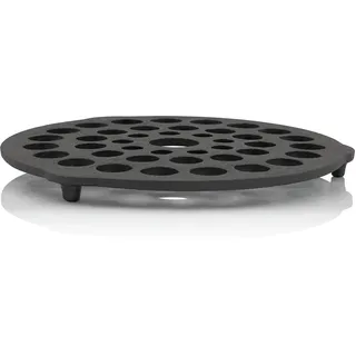 BBQ-Toro Dutch Oven Einsatz | Ø 20 cm | Dreibein Pfannenknecht | preseasoned - bereits eingebrannt | Stapelrost aus Gusseisen Untersetzer und Gussrost | Dutch Oven Ständer, Topfständer