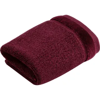 Vossen Seiftuch »Pure« Waschlappen im Set, Baumwolle & VEGAN, mit eleganter Veloursbordüre, lila