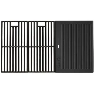 Taino Grillrost Grillplatte Set Red , Metall , 74x41.5 cm , Grills, Grillzubehör