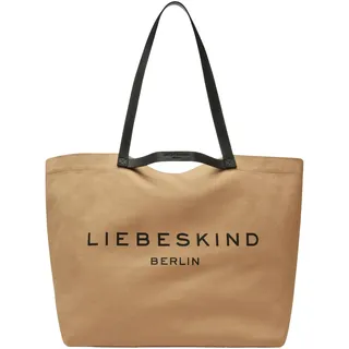 Liebeskind Berlin Aurora Shopper Canvas Leather Khaki