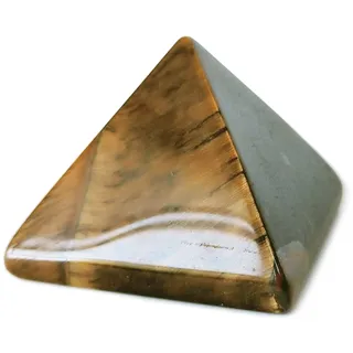 Mina Heal Pyramide de Cristal de Pierre de guérison Naturelle du Chakra de l'œil de Tigre, 3,8 cm
