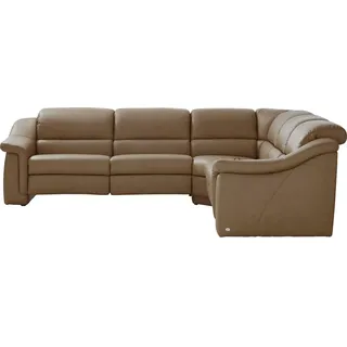 Himolla Ecksofa , Graubraun , Leder , Echtleder , Longlife-Leder , Eckteil, L-Form , 294x264 cm , Blauer Engel, Goldenes M, Made in Germany, AGR-geprüft , erweiterbar, Typenauswahl, Lederauswahl, Stoffauswahl, planbar, Sitzqualitäten, seitenverkehrt erhältlich, Hocker erhältlich, Rücken echt, individuell planbar , Wohnzimmer, Sofas & Couches, Wohnlandschaften, Ecksofas