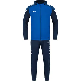 Jako Herren Trainingsanzug Polyester Performance mit Kapuze Royal/Marine, XXL