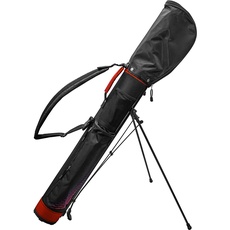 Longridge Ultra Light 5' Golf Stand Bag, Schwarz/Rot