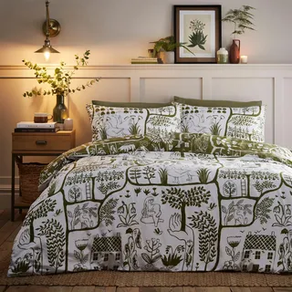 furn. Frida Bettbezug-Set, Moos, Doppelbett