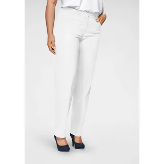 KjBrand Babsie Bengaline Bequemer Oberschenkel Hosen Weiß 56