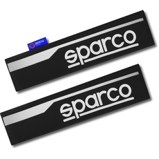 SPARCO SPC1207BK Set mit 2 Kissenbezügen, Schwarz