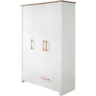 roba Kinderkleiderschrank Ava 138 x 200 cm Eiche weiß
