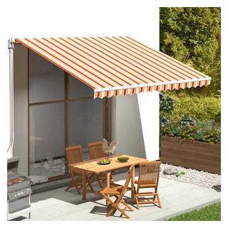 vidaXL Markisenbespannung 4 x 3 m gelb/orange