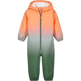 Regenanzug "FIOS 14 MNS ONPC", Kinder, Gr. 122/128, neon orange coral, Obermaterial: 100% Polyester, FIRST INSTINCT BY KILLTEC, Sportanzüge Regenanzug, für Babys, wasserdicht, mit Wassersäule 10000