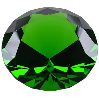 LONGWIN 60 mm W Kristall-/Diamant-Briefbeschwerer, Ornament, für Zuhause, Dekoration, grün