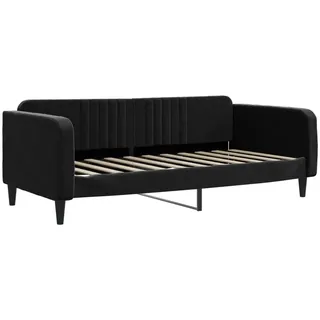 vidaXL Tagesbett Schwarz 90x190 cm
