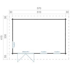 Bild von Baruda 53 5,10 x 3,30 m natur