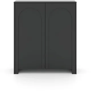 wipmeb Highboard ¦ schwarz ¦ Maße (cm): B: 100 H: 117 T: 35.0