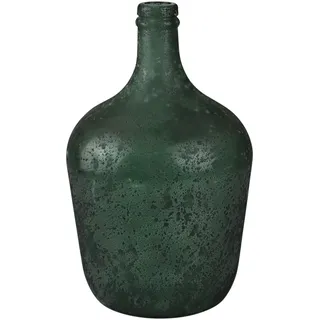 AM Design Dekovase »Grüne Flaschenvase« aus recyceltem Glas – beständig und stilvoll, grün