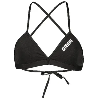 Arena Bustier-Bikini Damen Schwarz/Weiß 38