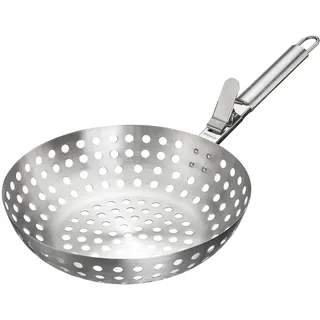 Westmark Grillwok Ø 30 cm Edelstahl silber