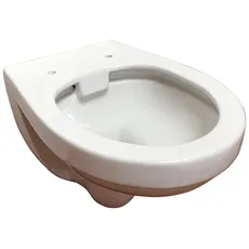 ADOB Tiefspül-WC, spülrandlos, inkl. Schallschutzmatte, weiß