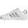 Grand Court Lifestyle Tennis Lace-Up Kids Cloud White / Matte Silver / Matte Silver 35