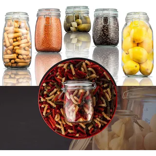 Einmachgläser Vorratsgläser Set 5-tlg