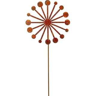 Blümelhuber - Pusteblume Gartenstecker Edelrost - Rost Deko für Garten - Pusteblume Deko Draußen - Rostige Ideen für den Garten