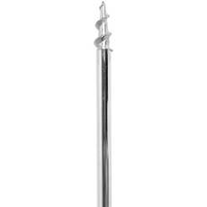 Dinsmores BA2 Außendurchmesser: 1,27 cm. Pfannenstab, Spiralspitze, 40 cm, Silber