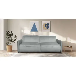 dorel home »Allie Curved Schlafsofa 209 cm« Bettfunktion (110/190), verstellbare Rückenlehne, Cord u. Velours,