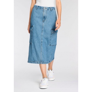 Levi's Levi's® Jeansrock »CARGO MIDI SKIRT MED IN«, blau