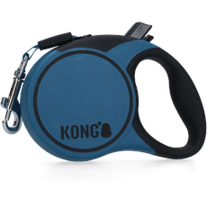 KONG Retractable Leash Terrain Blue XS (3m/12kg) - (KONGTRNXSBL) (XS, Hund, Hundesport), Halsband + Leine