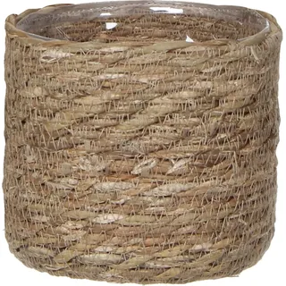 Mica Decorations Korb Atlantic  Ø 14 cm Hellbraun