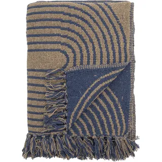 Bloomingville Tiffanie Plaid 130 x 160 cm Blau