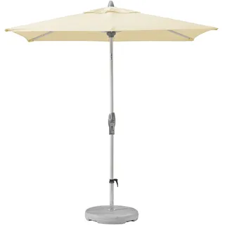 Suncomfort by Glatz Sonnenschirm Shell-Turn, ecru, 250 x 200 cm rechteckig, Gestell Aluminium, Bespannung Polyester, 6 kg