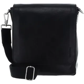 Picard BUDDY 5578 Umhängetasche für Herren aus Wasserbüffel-Leder in der Farbe Schwarz, 27x23x7 cm, 557851B001