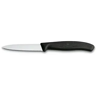 Victorinox Swiss Classic Gemüsemesser 8 cm Schwarz/Pink/Silber/Weiß
