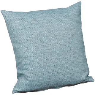 Outdoor-Kissen , Hellblau , Textil , Uni , Füllung: Schaumstoff, Vlies , 40x40 cm , Made in Germany , hochwertige Qualität, für den Außenbereich geeignet , Gartenmöbel, Gartenpolster & Auflagen, Gartenkissen