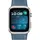 Watch D2 BT 46 mm Aluminiumgehäuse silber Lederarmband blau M