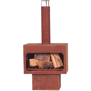 Markone Gartenkamin 201-3 (Rost): 56 x 40 x 115 cm