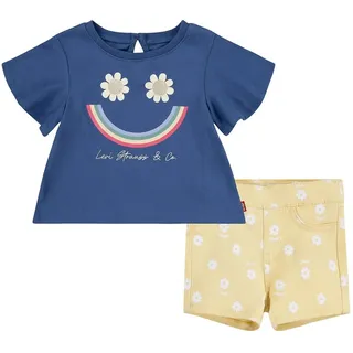 Levi ́s ® Kids Smiley Flounce Kurzarm-set - Coastal Fjord - 18 Monate
