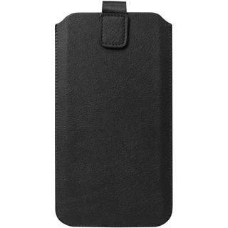 Schützende Handytasche -Sleeve mit Magnetverschluss, 5.5", Schwarz (geeignet für Samsung, Apple, Huawei, Sony, LG, Nokia, etc.)