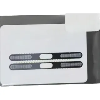 INF Metall Staubdichte Mesh-Aufkleber für iPhone 17 - 2er Pack Grau - Grau